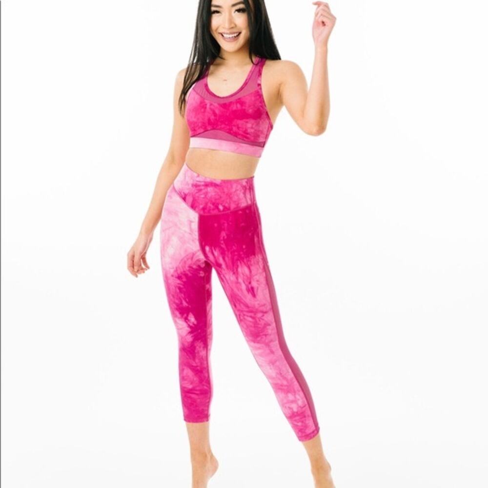 ZYIA Fuchsia Hendrix Mesh Light n Tight Hi-Rise 6-8